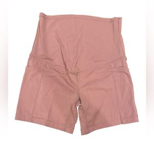 Maternity Women's High-Waist Performance Bike Shorts - Rose
